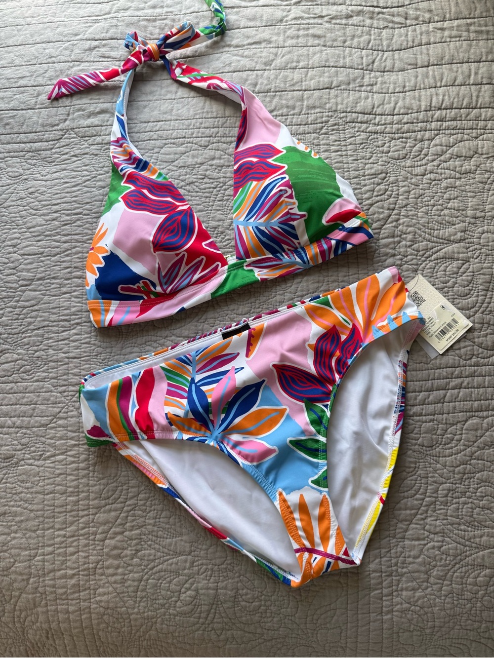 Tropical Print Bikini